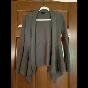 Gray Flowing Sweater